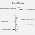 Safety Shower And Eye Wash Shower Filter Panel Head Rain Thermostatic Shower Water Mixer for Bathroom